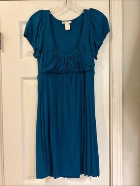Matty M Teal Midi Dress